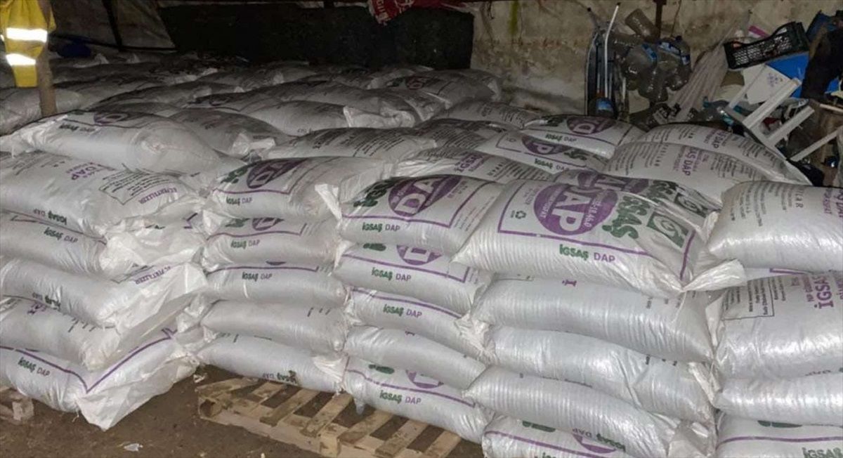 Tekirdağ\'da 17 ton 700 kilogram sahte gübre ele geçirildi