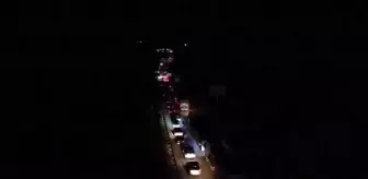 Akaryakıt yüklü tanker devrildi: Çorum-Ankara karayolu trafiğe kapatıldı