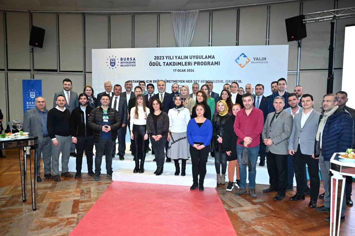 Bursa Büyükşehir Belediyesi Yalın Uygulamalarıyla Tasarruf Sağlayan Ekipleri Ödüllendirdi