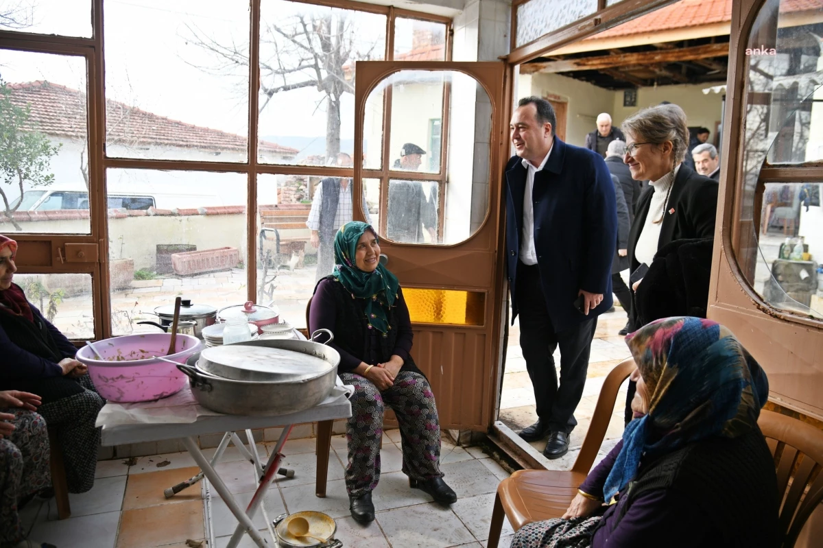 Akhisar Belediye Başkanı Besim Dutlulu, kırsal mahalle ziyaretlerine devam ediyor