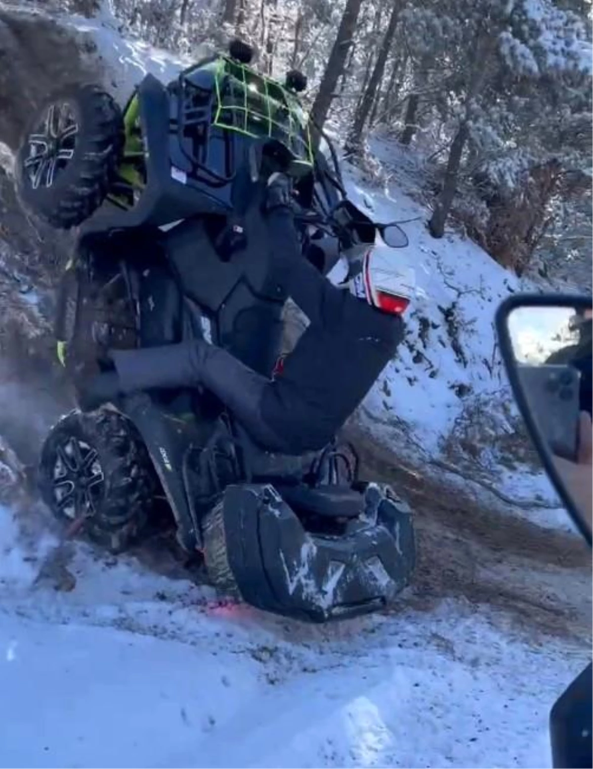 Tokat\'ta ATV Tutkunu Özdemir Yağcı\'nın Komik Düşüşü