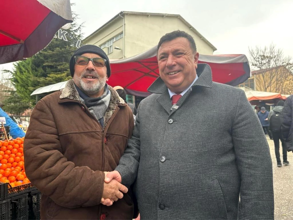 Beylikova Belediye Başkanı Özkan Alp, Eskişehir\'de Pazarcı Esnafı ve Vatandaşlarla Buluştu