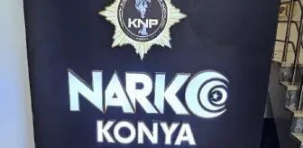 Konya'da Şüpheli Kişinin Üzerinde 1 Kilo 570 Gram Eroin Ele Geçirildi