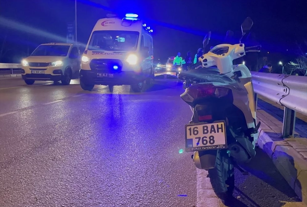 Bursa\'da motosiklet kazasında sürücü hayatını kaybetti