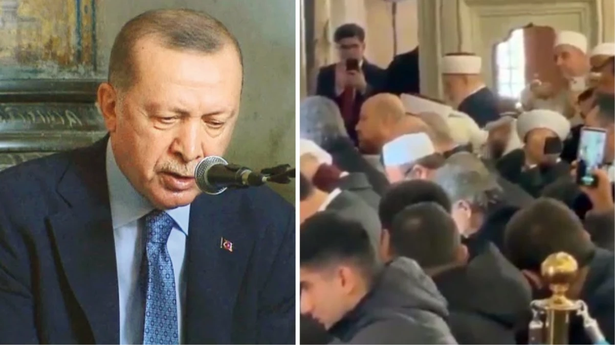 Cumhurbaşkanı Erdoğan, Süleymaniye Camii\'nde Kur\'an-ı Kerim okudu