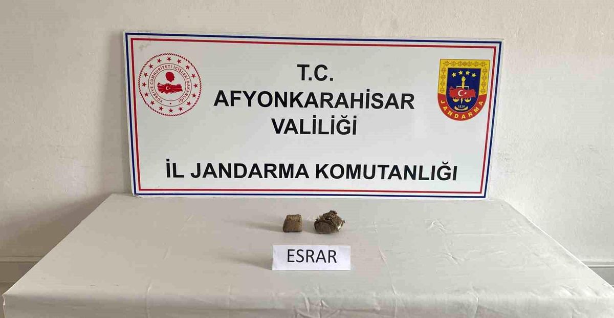 Afyonkarahisar\'da Fransa\'dan gelen kargoda esrar bulundu