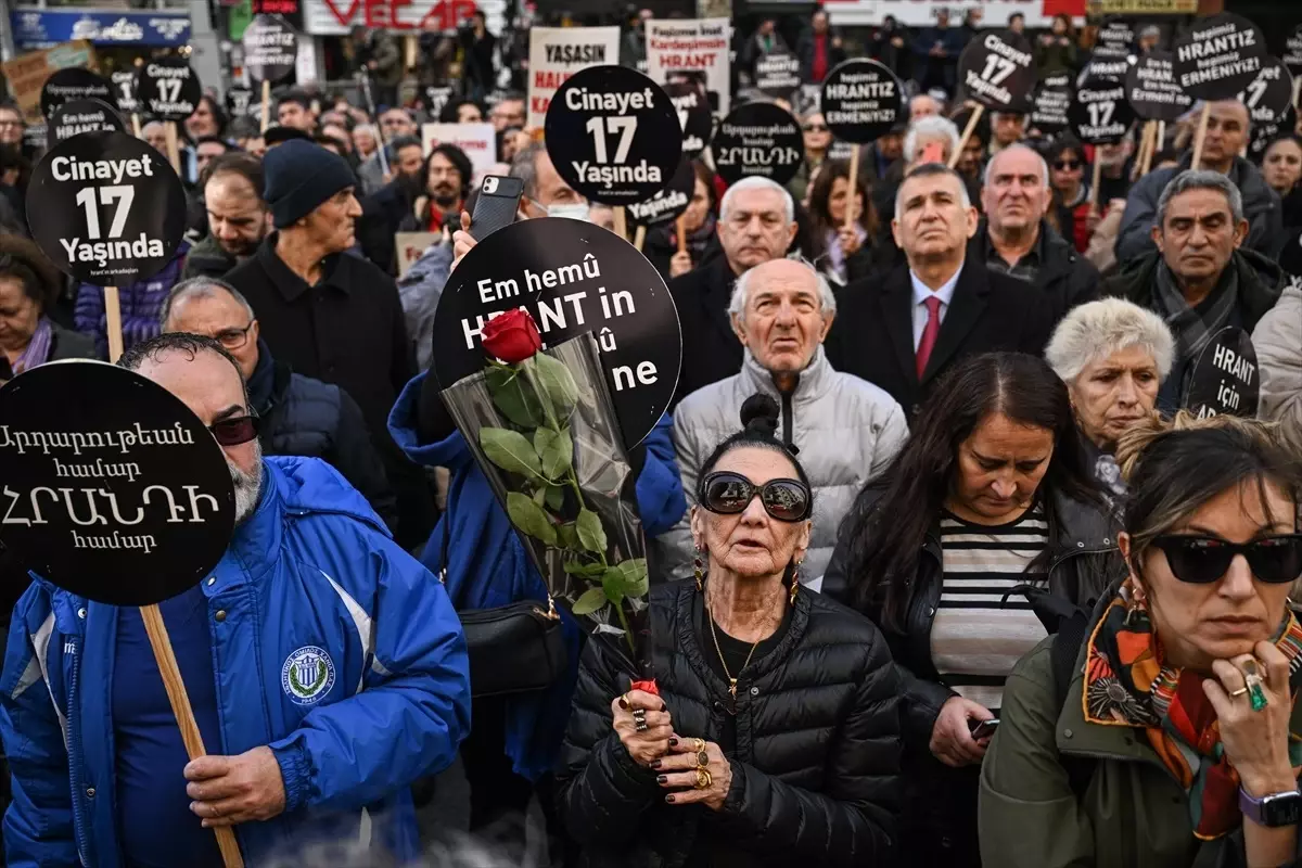 Hrant Dink için anma töreni düzenlendi