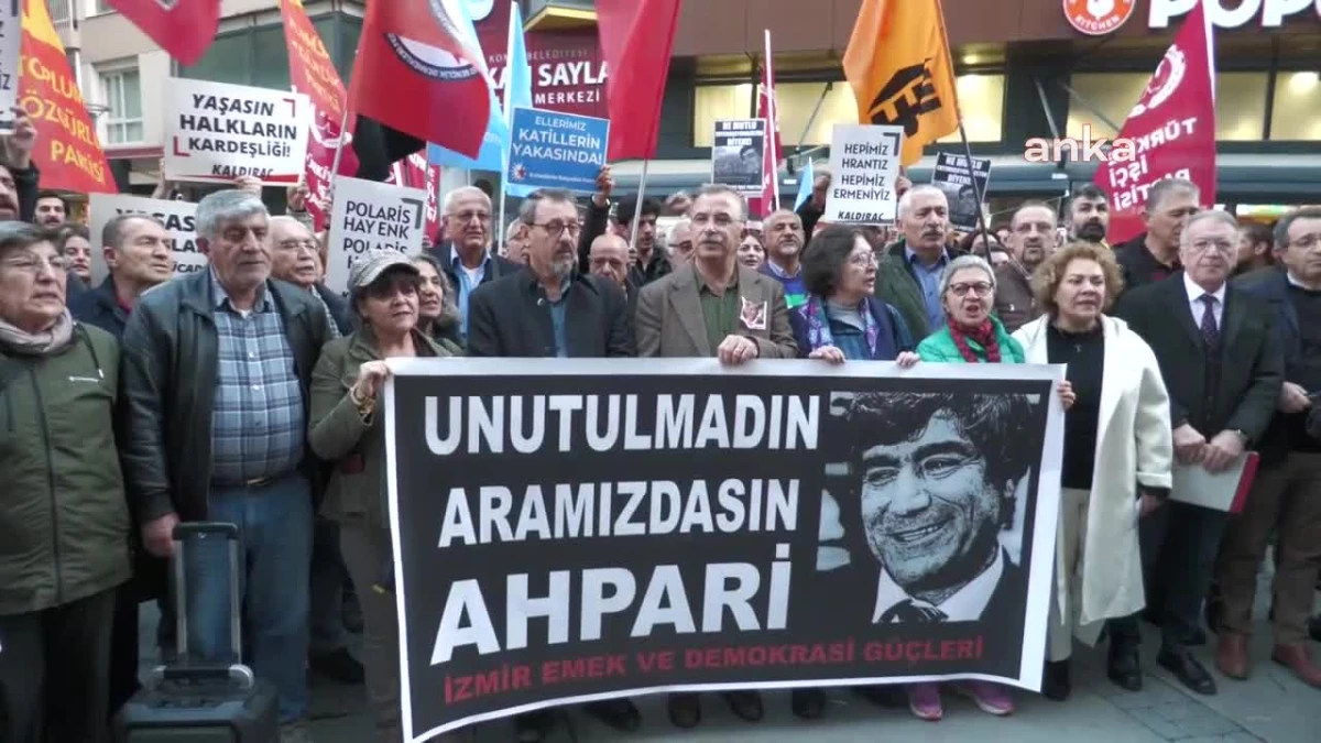 Hrant Dink İzmir\'de Anıldı