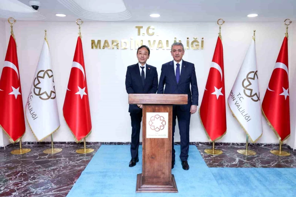 Japonya Büyükelçisi Mardin Valisi\'ni ziyaret etti
