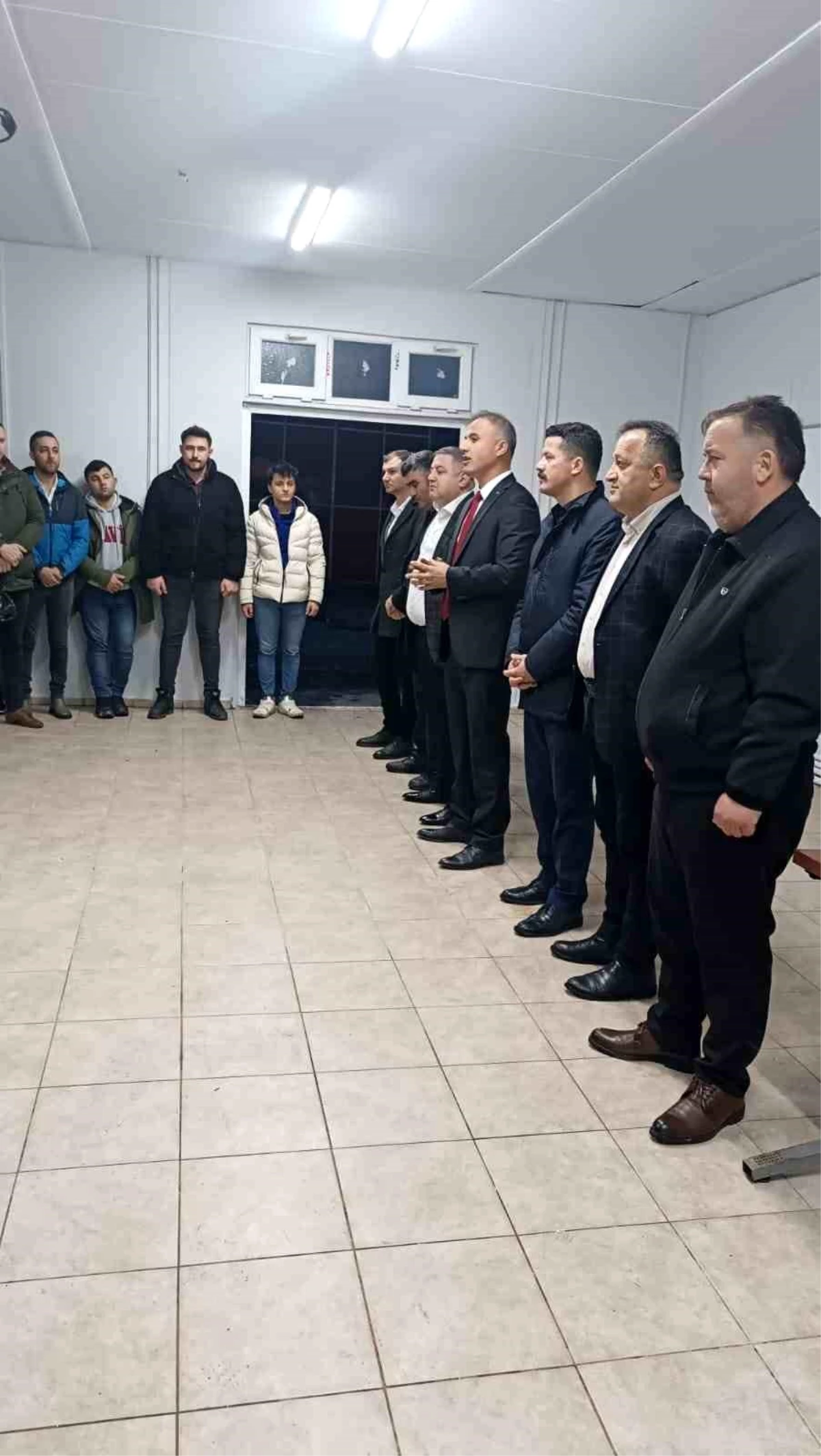 GMİS Genel Başkan Yardımcısı İsa Mutlu, TTK Armutçuk Müessese Müdürlüğü\'nde Maden İşçilerini Ziyaret Etti