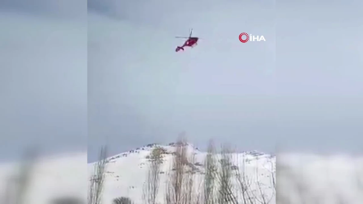 Ambulans helikopter 7 aylık Miraç Efe Eren için havalandı