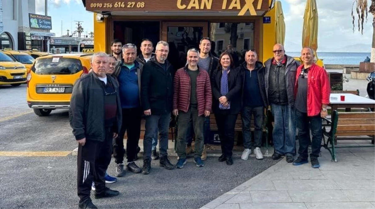 Aydın Büyükşehir Belediye Başkanı Özlem Çerçioğlu, Kuşadası\'nda Taksicilerle Buluştu
