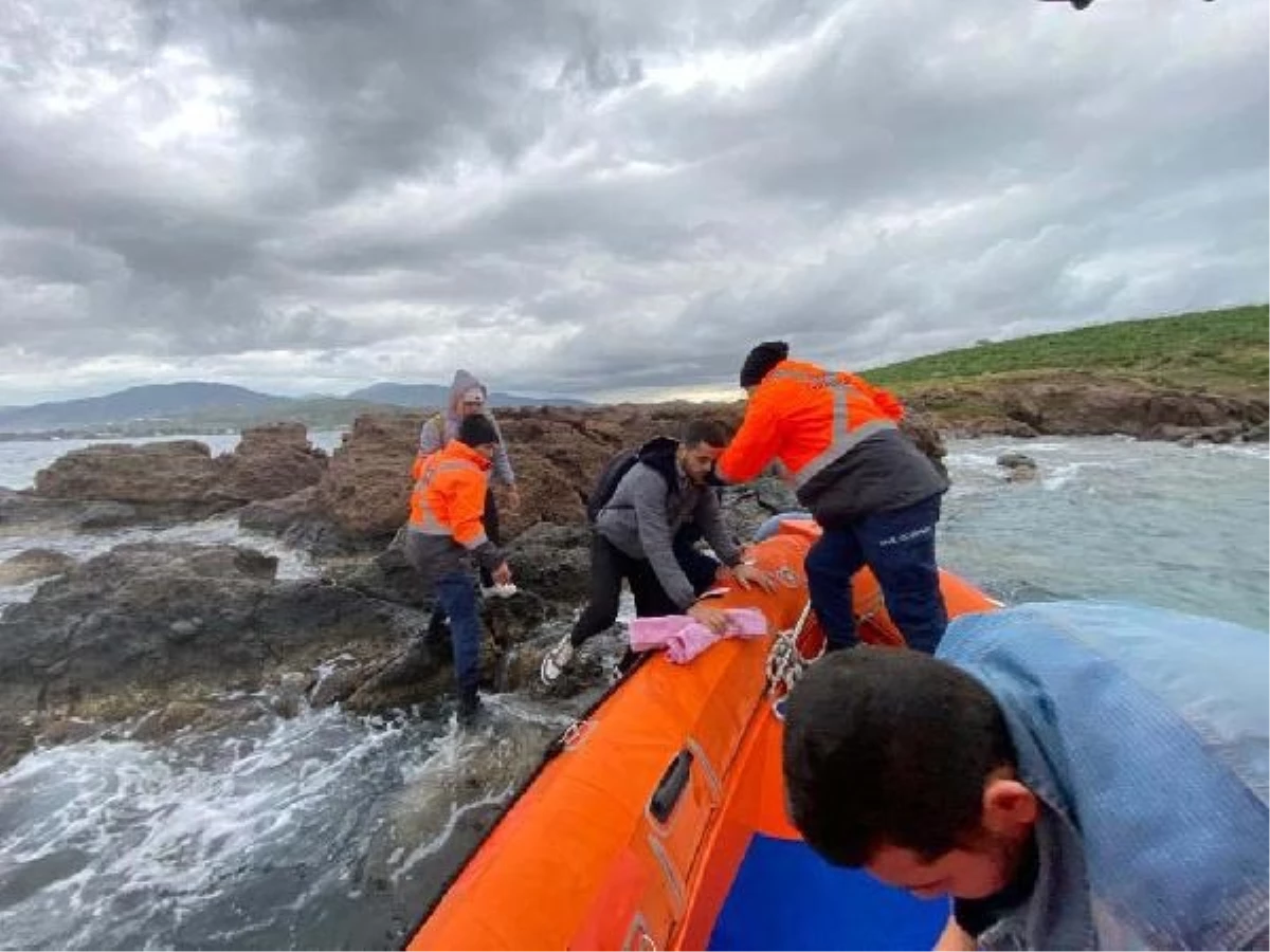 Bodrum açıklarında 60 kaçak göçmen yakalandı, 7 kişi kurtarıldı