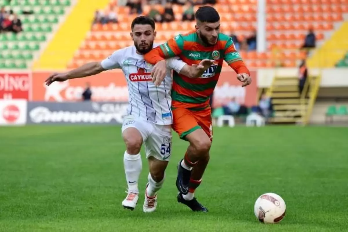 Alanyaspor, Çaykur Rizespor\'u 2-1 mağlup etti