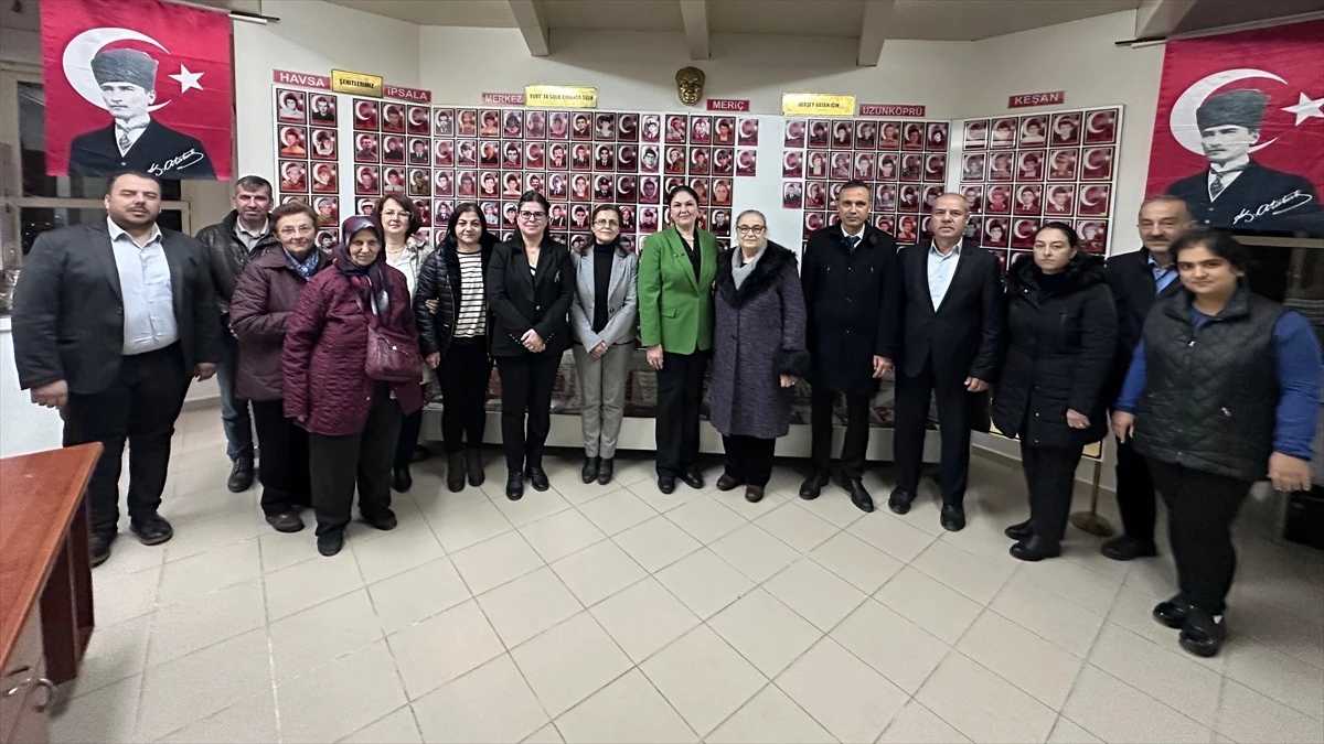 Cumhur İttifakı Edirne Belediye Başkan Adayı Belgin İba, sivil toplum kuruluşlarıyla buluştu