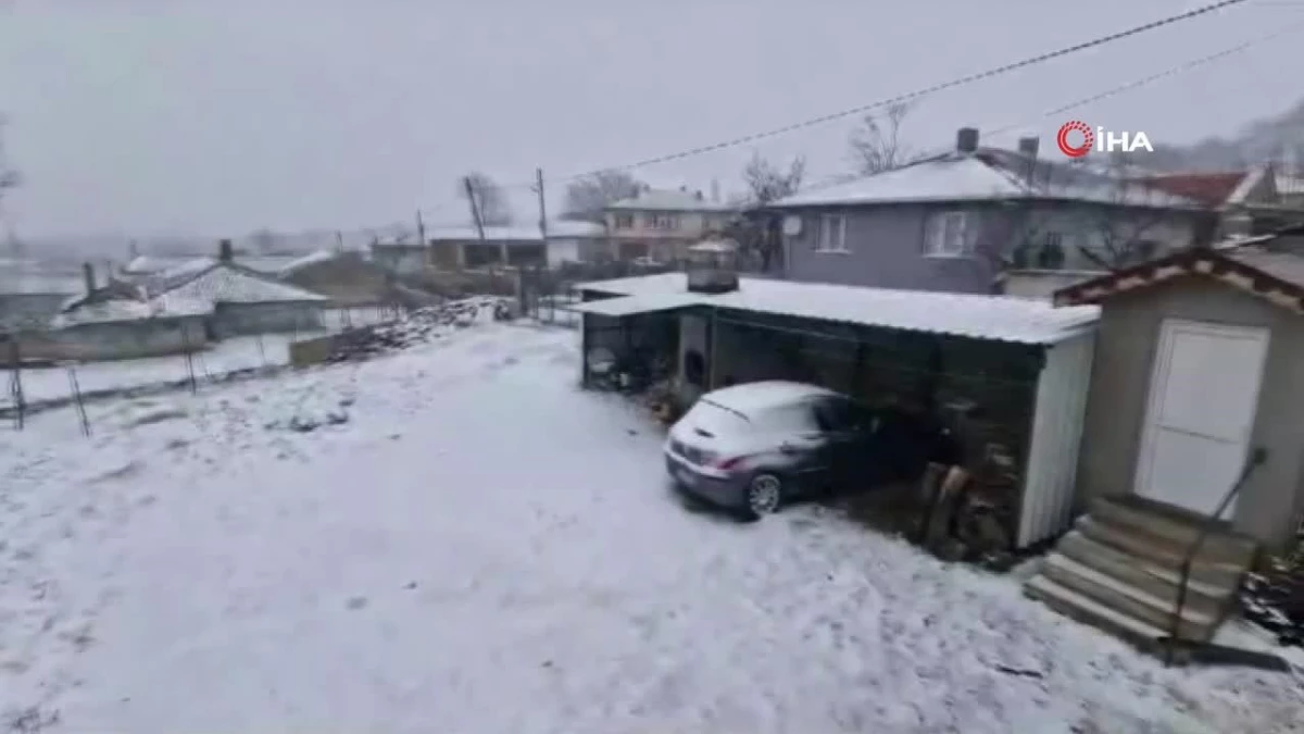 Edirne\'de kar yağışı