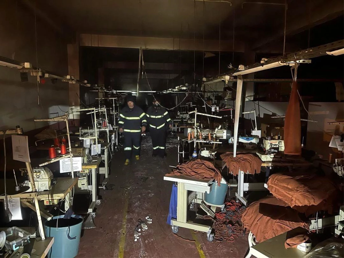 Erbaa\'da Tekstil Atölyesinde Yangın Çıktı