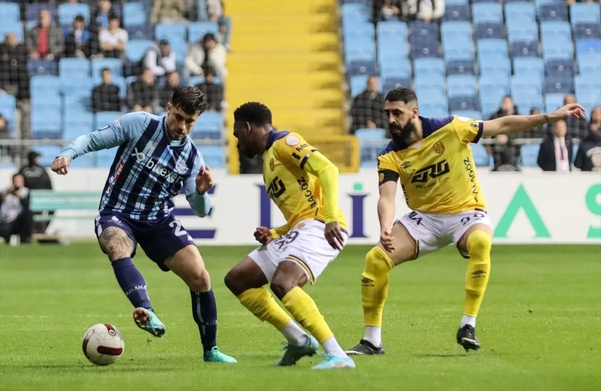 Yukatel Adana Demirspor ile MKE Ankaragücü 1-1 berabere kaldı