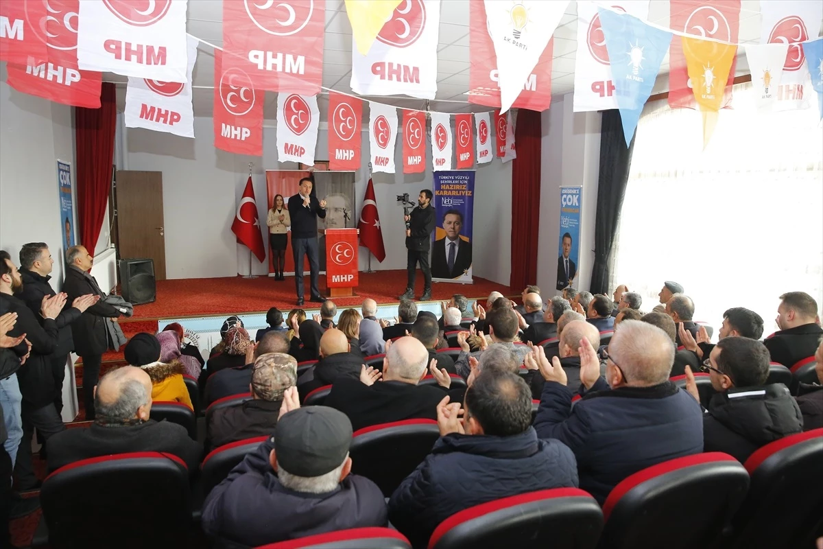 Cumhur İttifakı\'nın Eskişehir Büyükşehir Belediye Başkan Adayı Hatipoğlu Alpu\'da Ziyaretlerde Bulundu