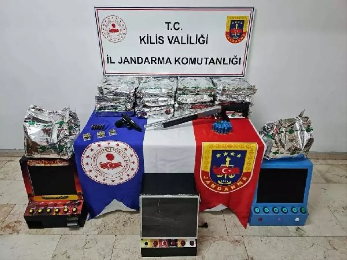 Kilis'te düzenlenen operasyonda 3 kumar makinesi ele geçirildi