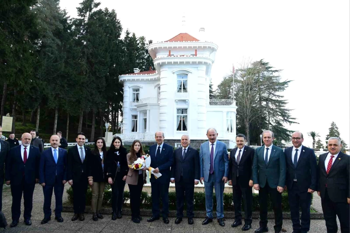 KKTC Cumhurbaşkanı Ersin Tatar, Atatürk Köşkü\'nü ziyaret etti