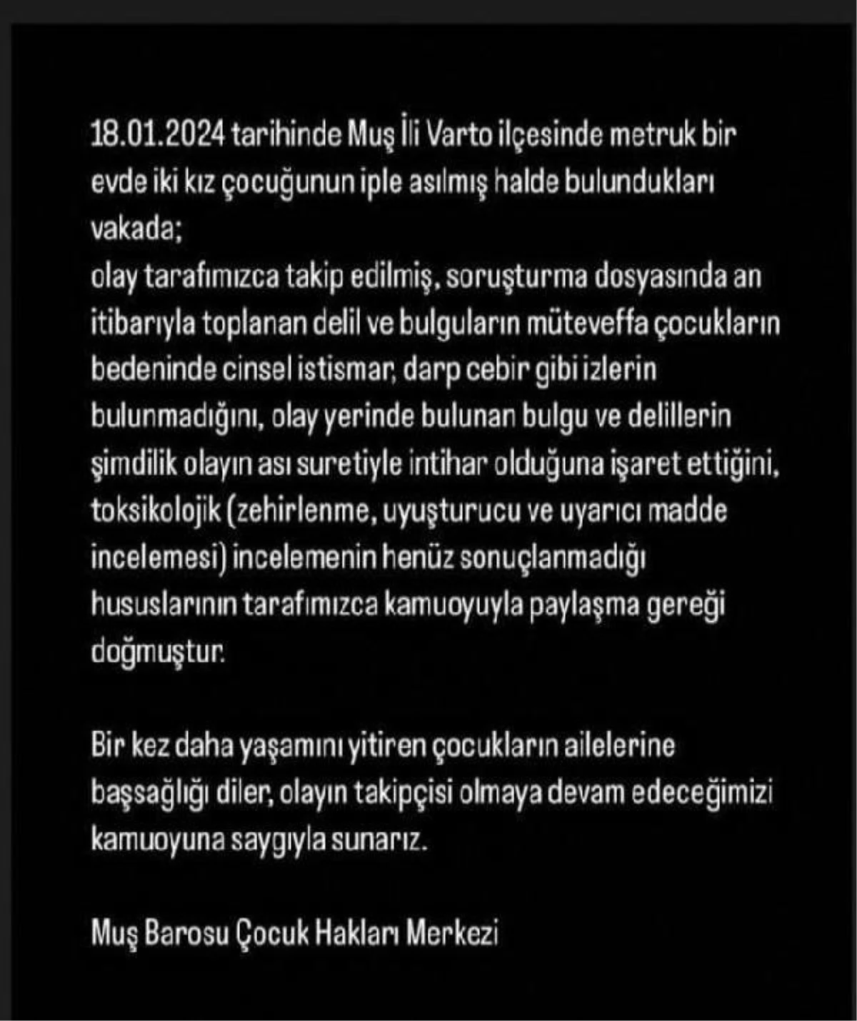 Metruk evde ipe asılı halde bulunan 2 kız çocuğunun otopsi raporu çıktı: Cinsel istismar şüphesi yok