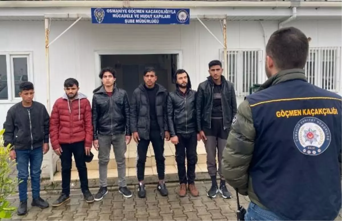 Osmaniye'de 6 Suriyeli kaçak göçmen yakalandı