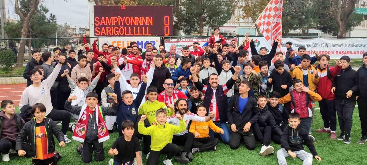 Sarıgöl Belediyespor, yenilmezlik serisini sürdürerek birinci oldu