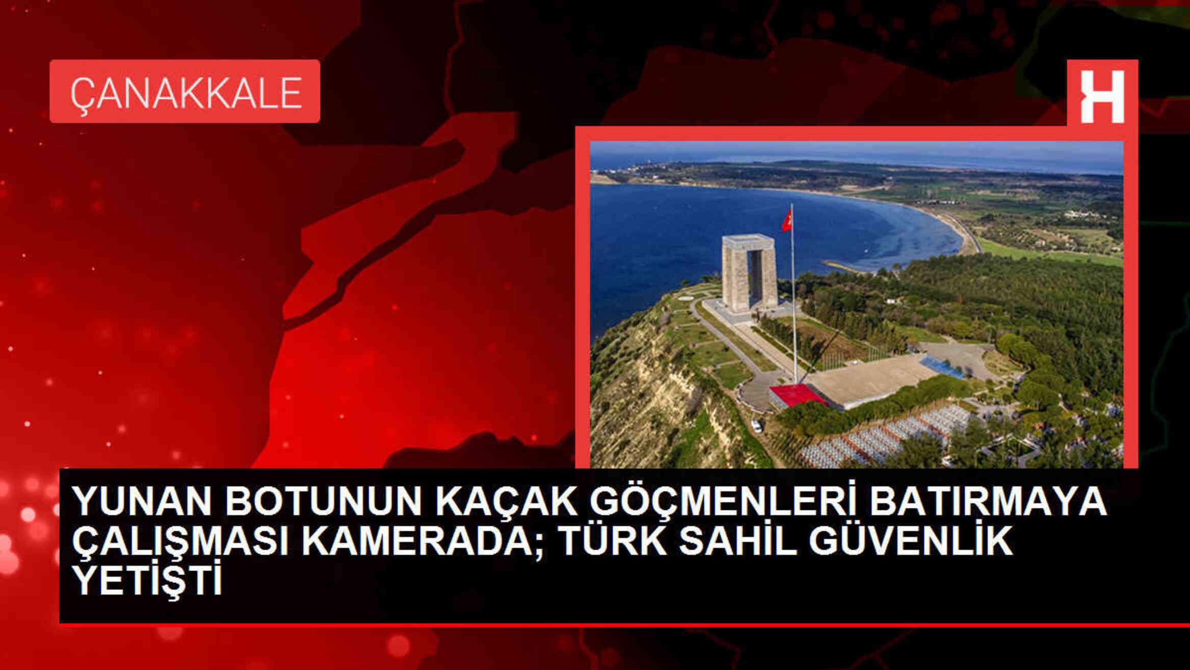 Yunan Sahil Güvenlik Botu, Lastik Botu Batırmaya Çalıştı