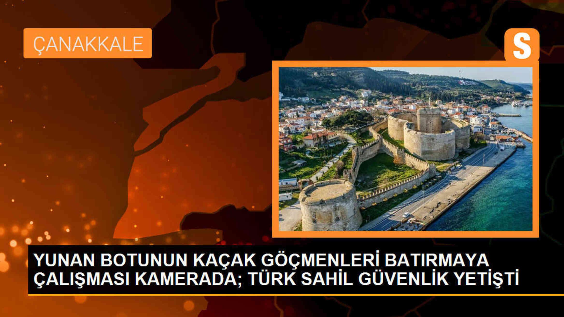 Yunan Sahil Güvenlik Botu, Lastik Botu Batırmaya Çalıştı