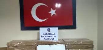 Adana'da Kovalamaca Sonucu 270 Bin Adet Dolu Makaron Ele Geçirildi