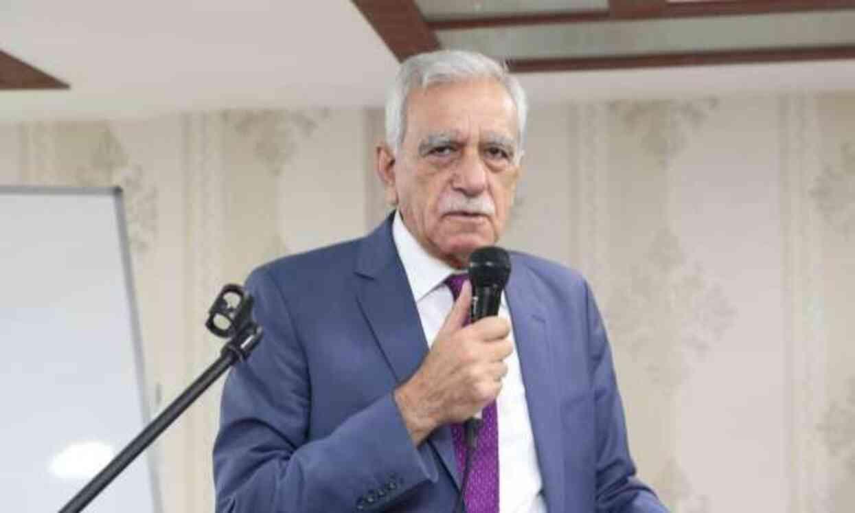 Ahmet Türk, DEM Parti'nin Mardin Büyükşehir Belediyesi başkan adayı olarak tanıtıldı