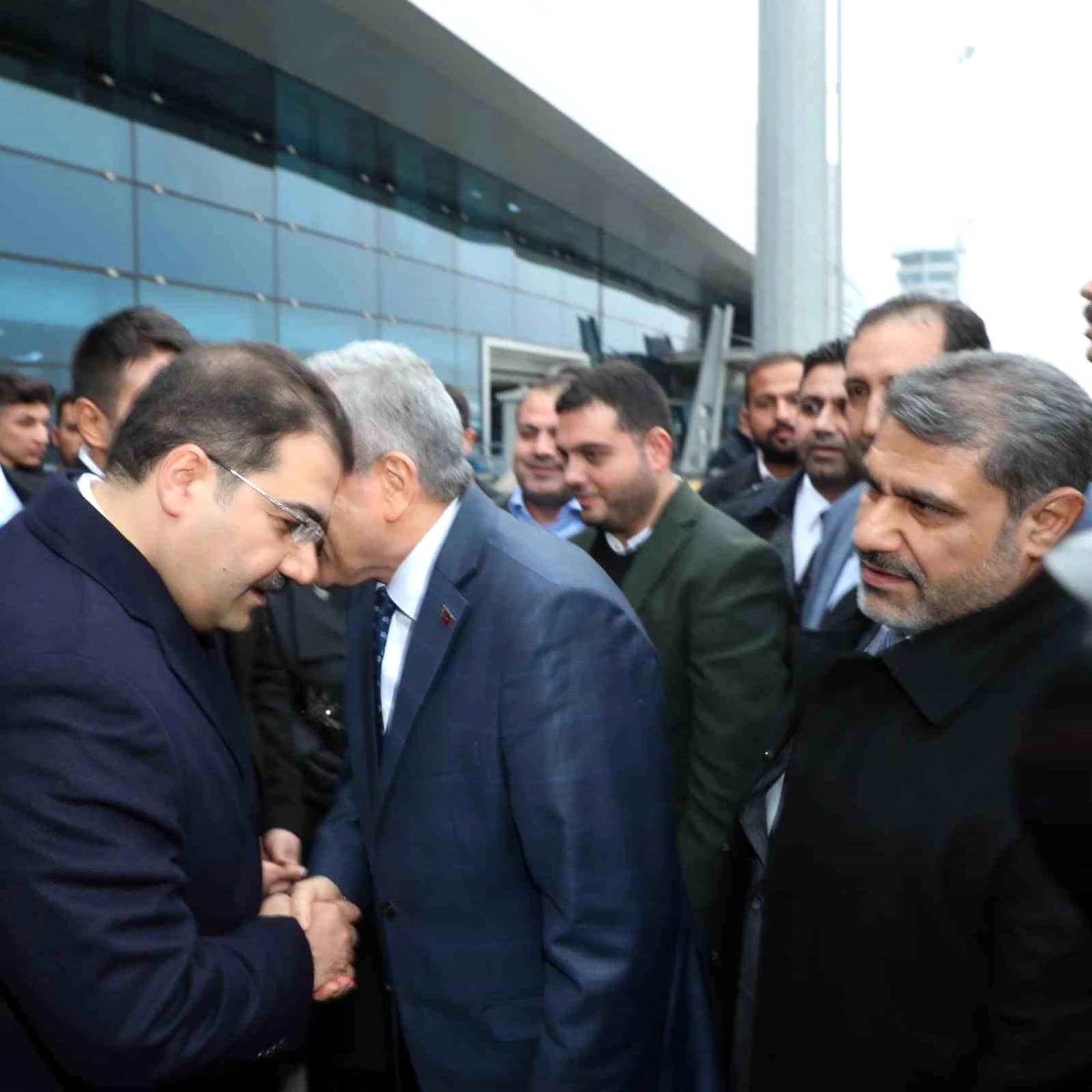 GAP Havalimanında Mehmet Canpolat ve Zeynel Abidin Beyazgül bir araya geldi