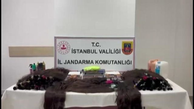 Esenyurt'ta yasa dışı yollarla getirilen insan saçlarına operasyon Esenyurt'ta yasa dışı yollarla getirilen insan saçlarına operasyon