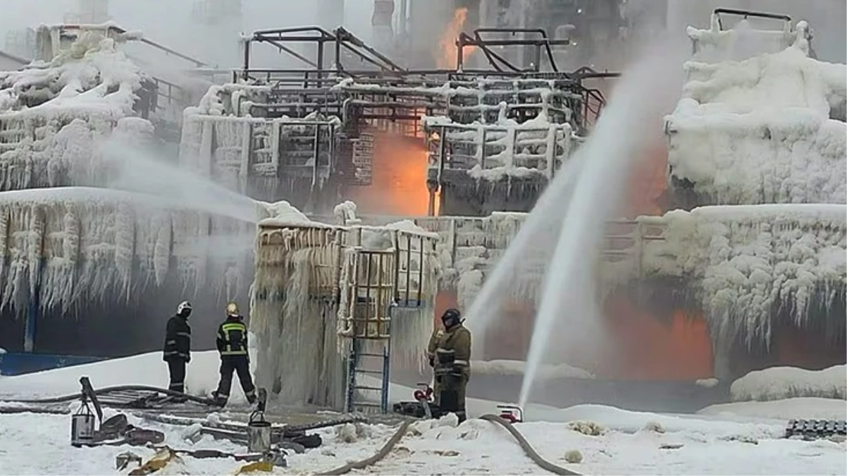 Rusya\'nın en büyük bağımsız doğal gaz şirketi Novatek\'in petrol tesisine İHA saldırısı düzenlendi