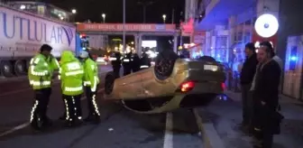 Avcılar'da Otomobil Takla Attı: 1 Yaralı