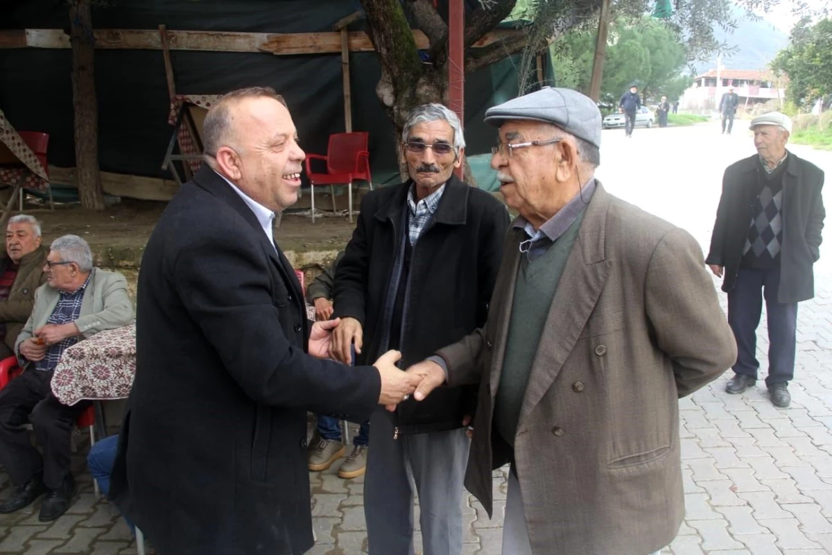 CHP Bozdoğan Belediye Başkan Adayı Galip Özel, Kavaklı Mahallesi\'nde vatandaşlarla buluştu