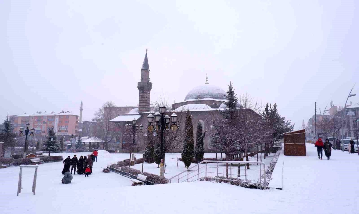 Erzurum\'da 144 köy yolu kar yağışı nedeniyle ulaşıma kapandı