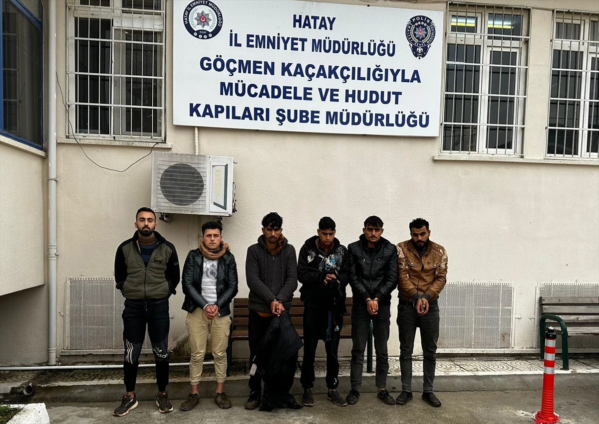 Hatay\'da Yasa Dışı Göçmen Operasyonu: 10 Göçmen Yakalandı