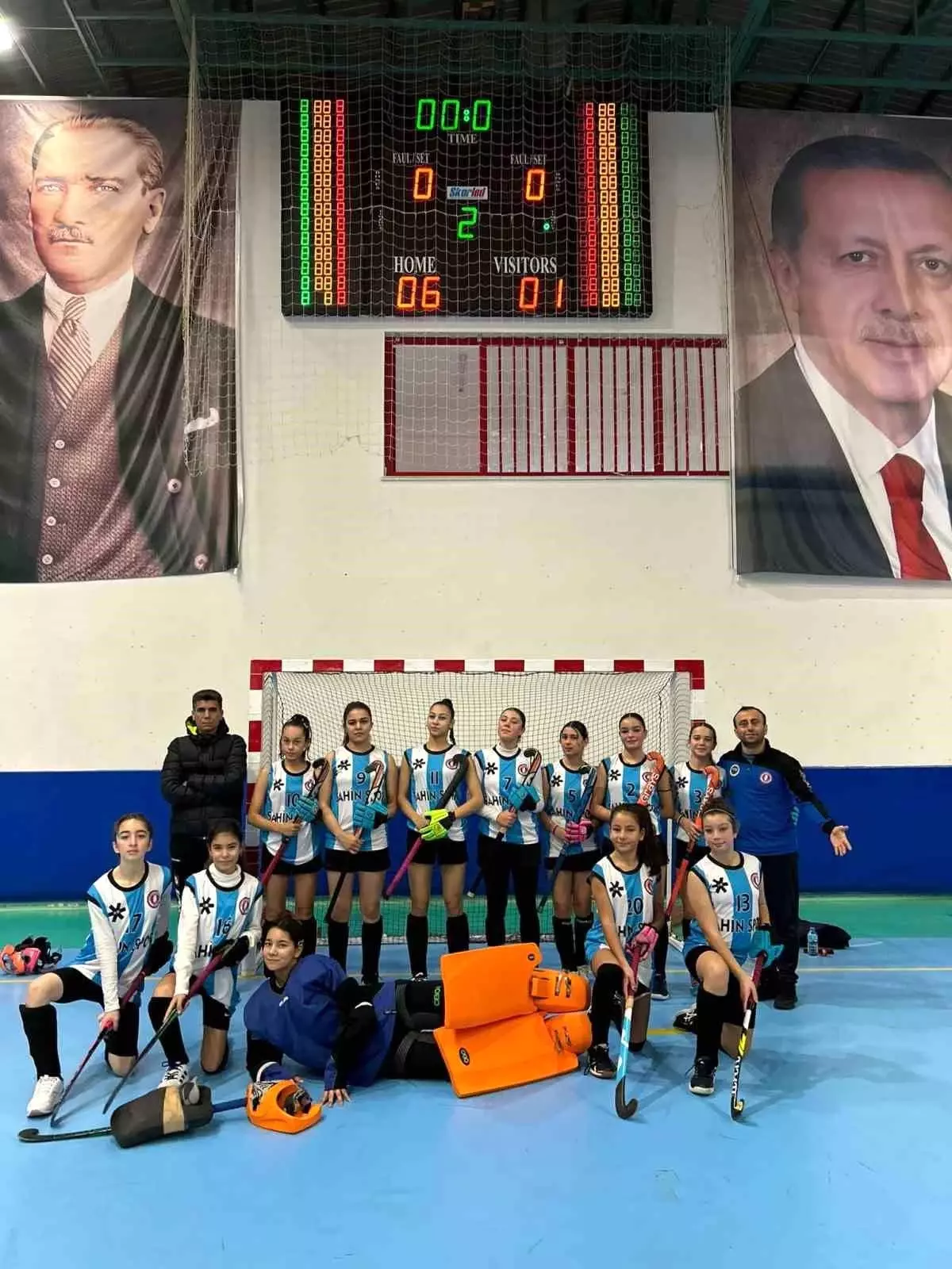 Muğla İl Karması U16 Kızlar Hokey Takımı, Kırklareli\'ni 6-1 mağlup etti