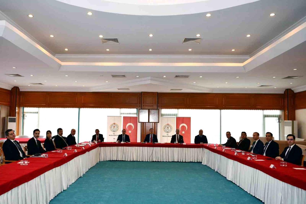 Muğla\'da Mahalli İdareler Genel Seçimleri İçin Güvenlik Toplantısı Yapıldı