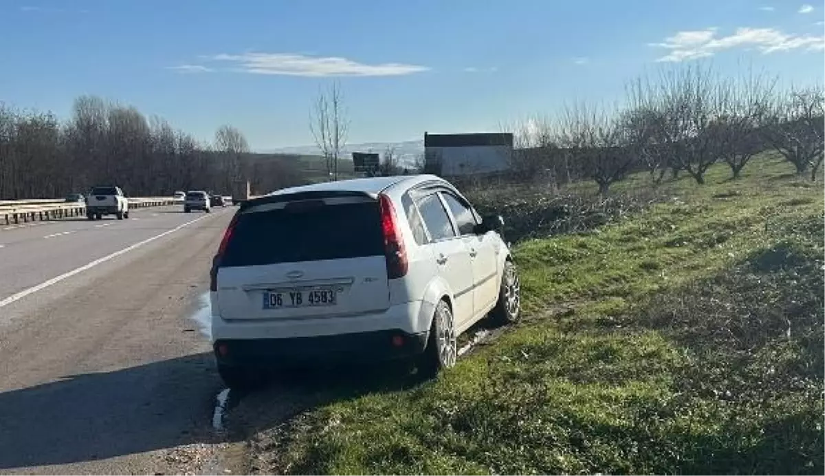 İnegöl'de otomobil kanala düştü, bir kişi yaralandı