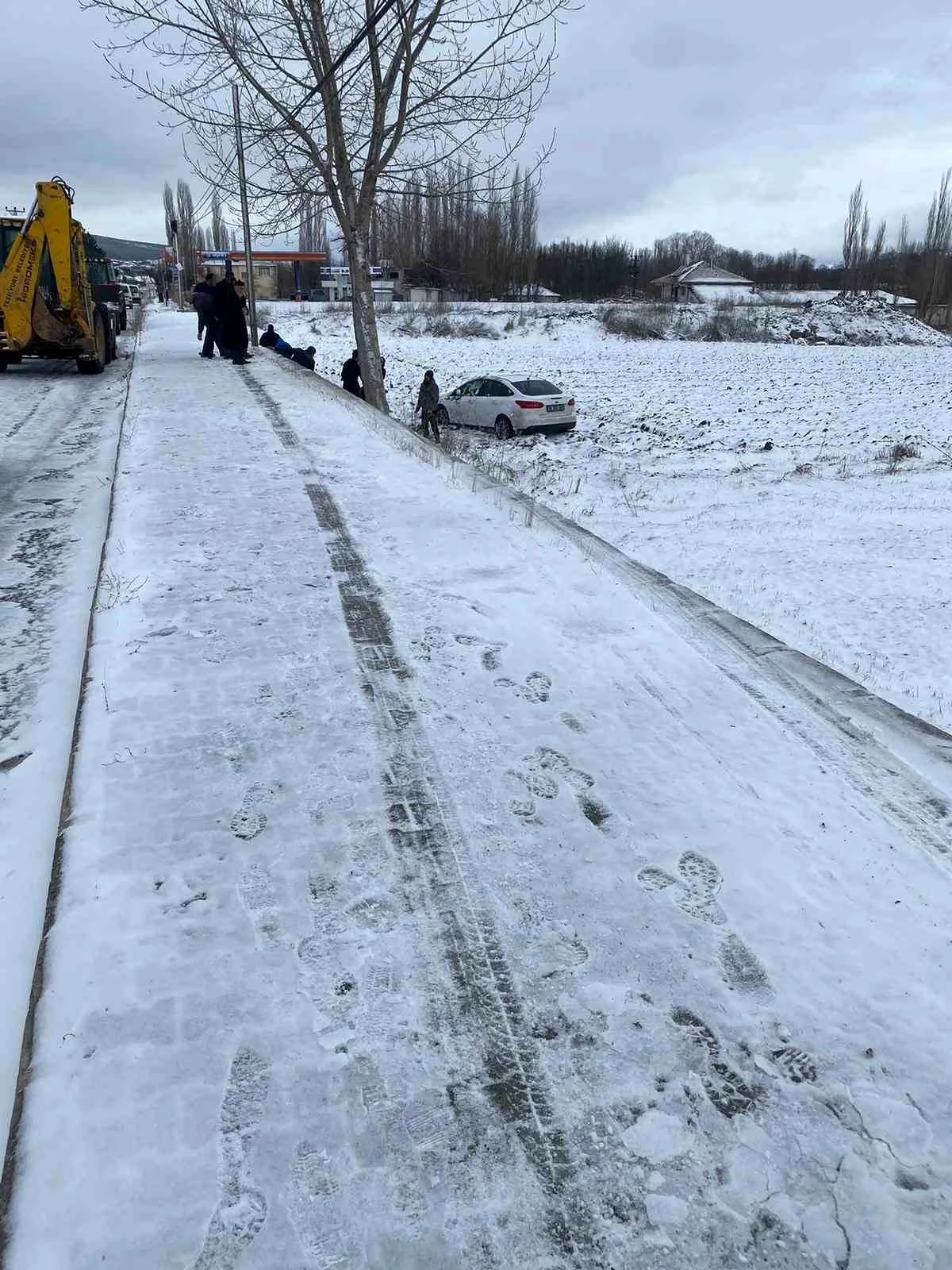 Tokat Yeşilyurt\'ta Buzlanma Nedeniyle Meydana Gelen Kazada 1 Kişi Yaralandı