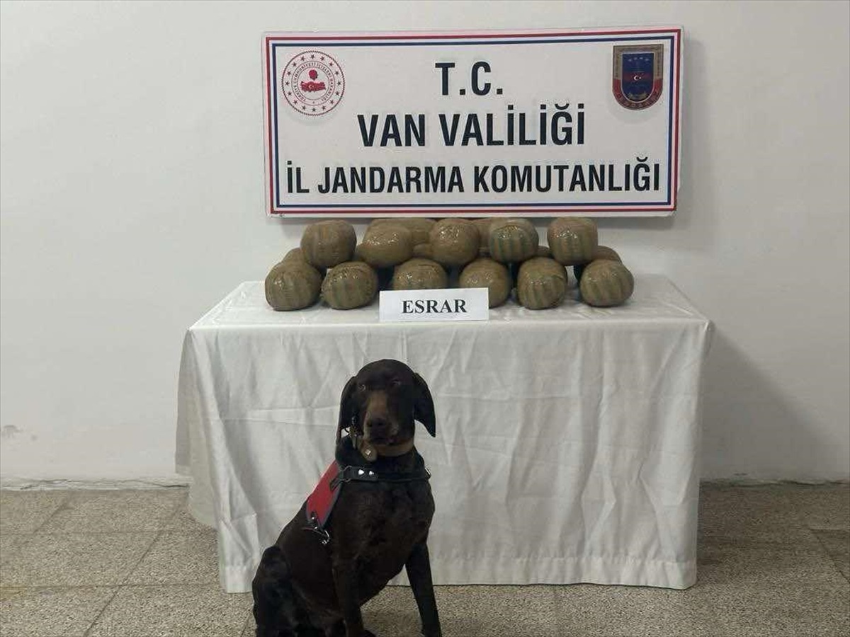 Van\'da 38 Kilogram Esrar Ele Geçirildi