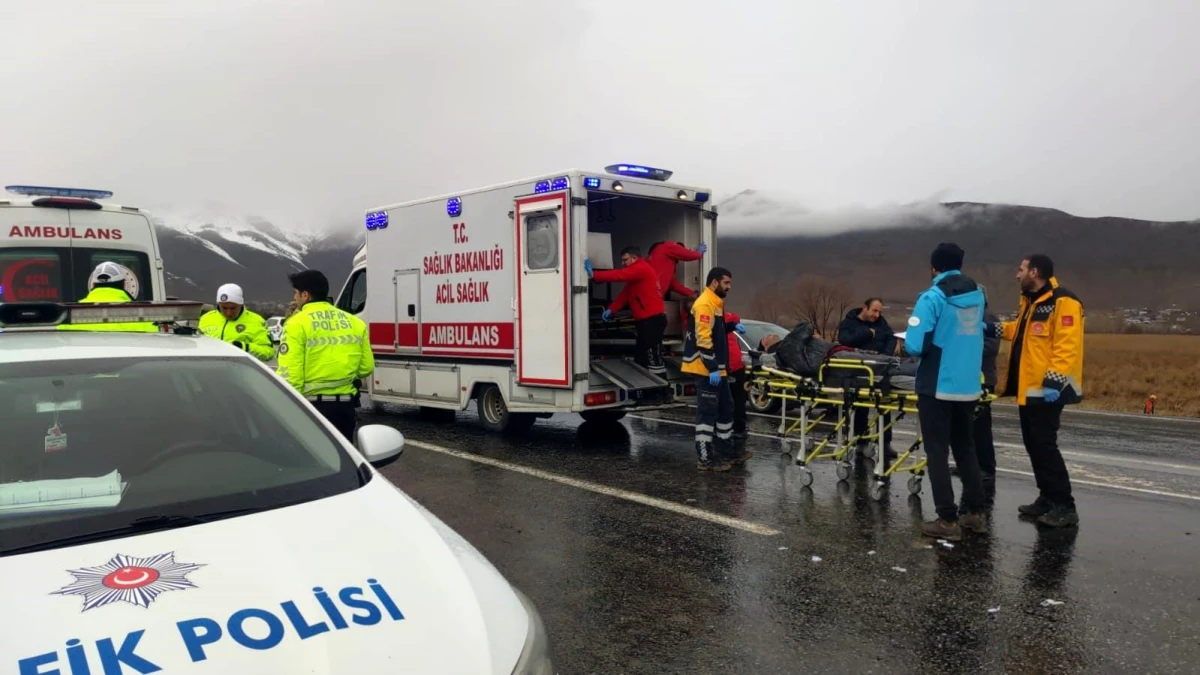 Van\'ın Gevaş ilçesinde yolcu midibüsü şarampole devrildi: 20 yaralı