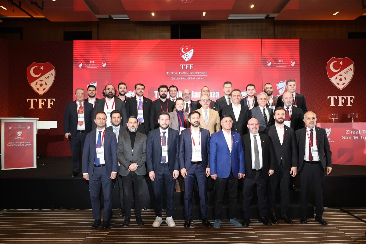 Ziraat Türkiye Kupası\'nda Son 16 Turu Kura Çekimi Gerçekleştirildi
