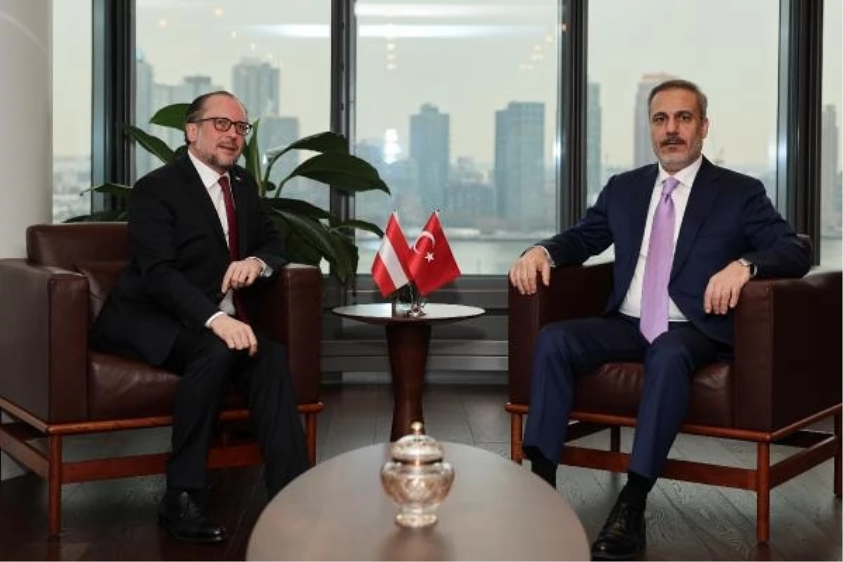 Dışişleri Bakanı Hakan Fidan, Avusturya Dışişleri Bakanı ile görüştü
