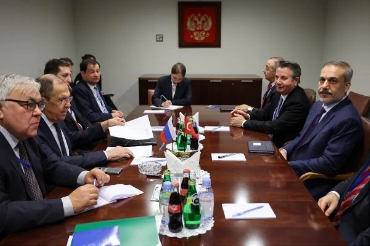 Dışişleri Bakanı Hakan Fidan, Rusya Dışişleri Bakanı Lavrov ile görüştü