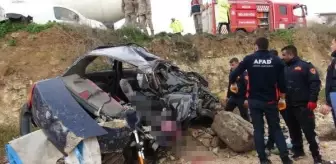 Kilis'te Beton Mikseri ile Otomobil Çarpıştı: 2 Kişi Hayatını Kaybetti