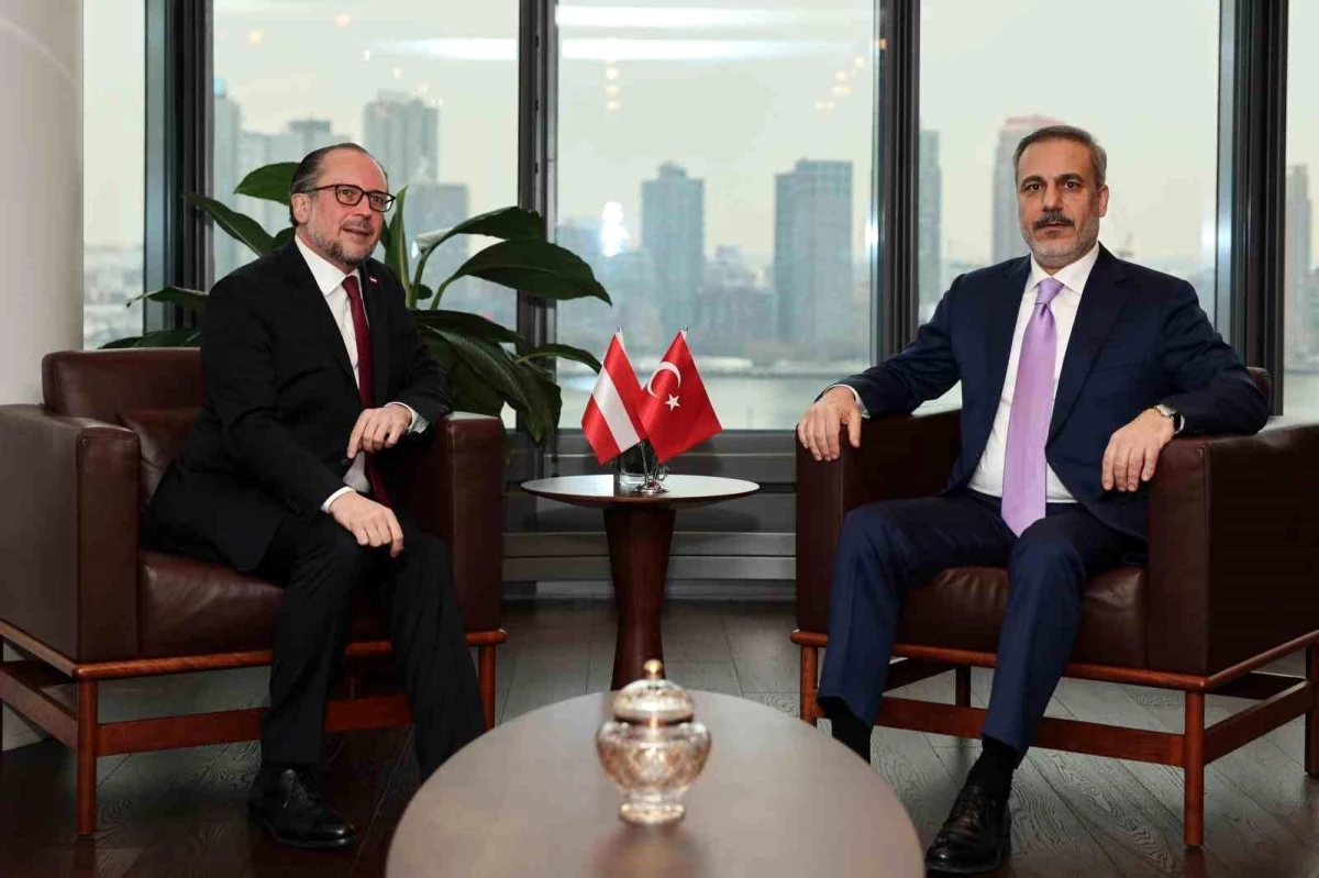 Dışişleri Bakanı Hakan Fidan, Avusturya Dışişleri Bakanı ile New York\'ta görüştü